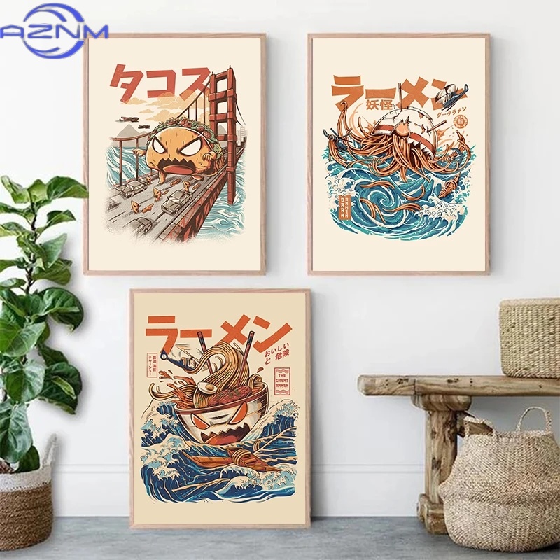 AZNM Japanese Kaijus Food Sush - Japanese Lifestyle Home review and price