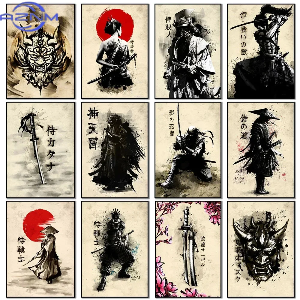 AZNM Canvas Painting Japanese  - Japanese Lifestyle Home review and price