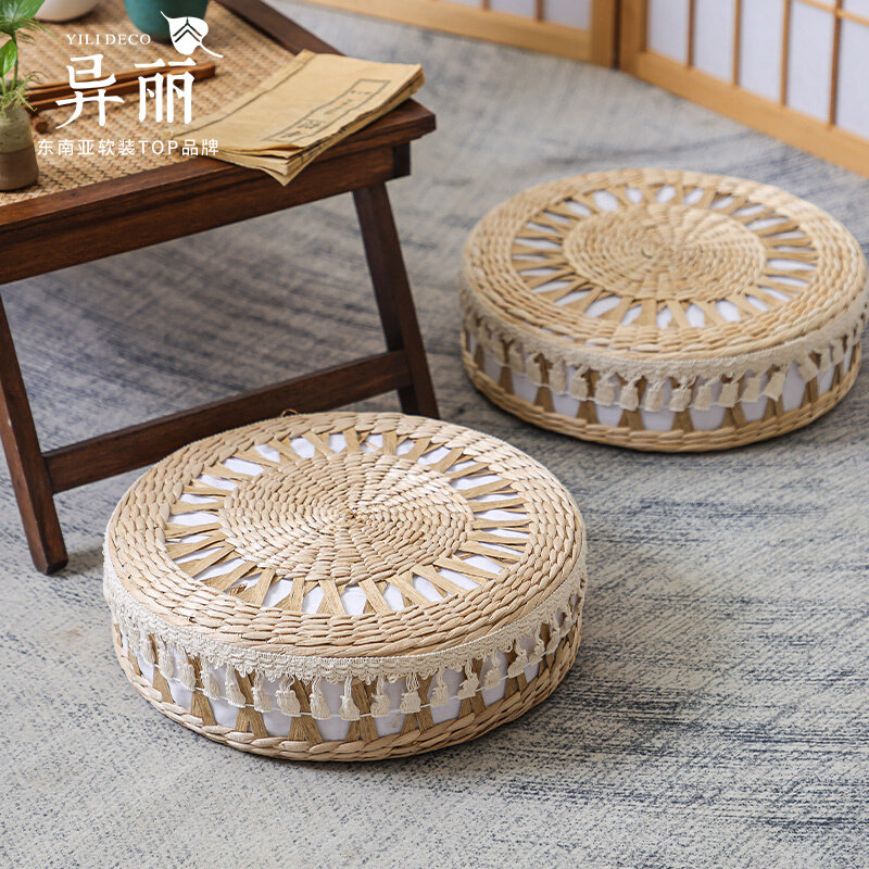 Woven Rush Floor Cushion Tatam - Tatami Mat Rush review and price