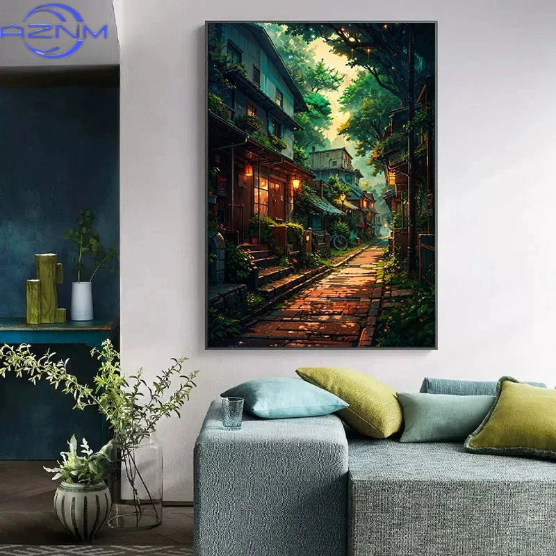 AZNM Japanese Street Scenery C - Japanese Lifestyle Home review and price