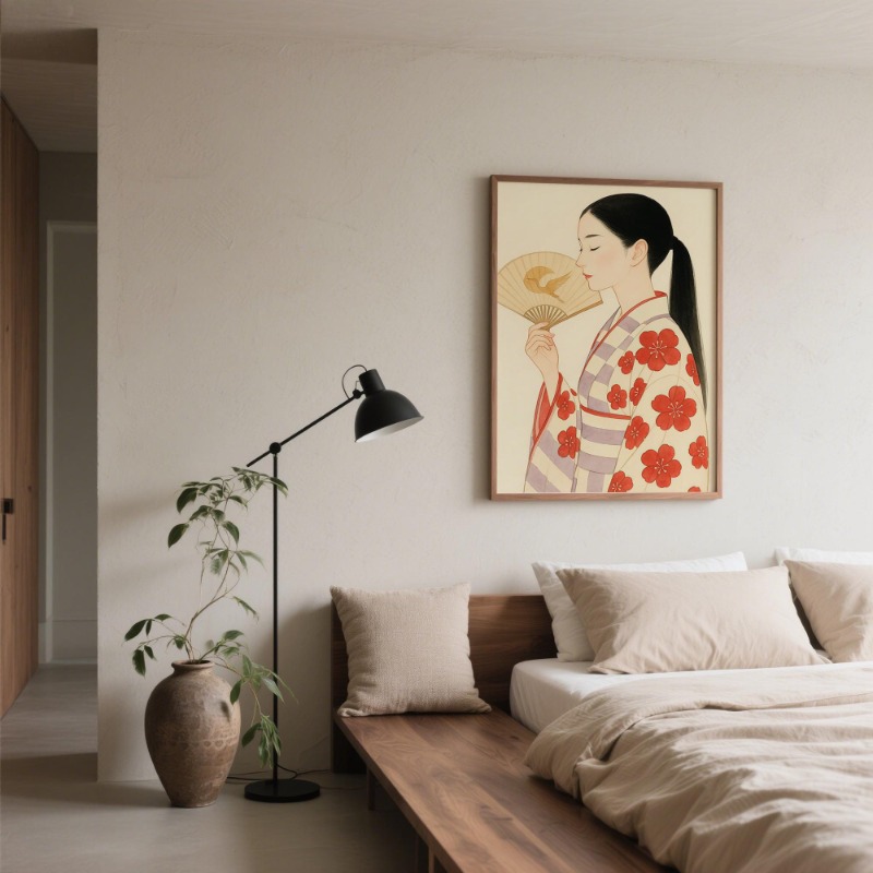 Mount Fuji & Crane Japanese Wa - Japanese Lifestyle Home review and price